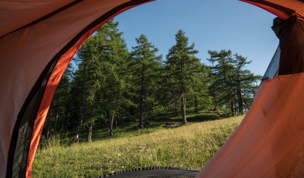 View,From,Inside,The,Tent,-,Bivouac,Camp,In,French